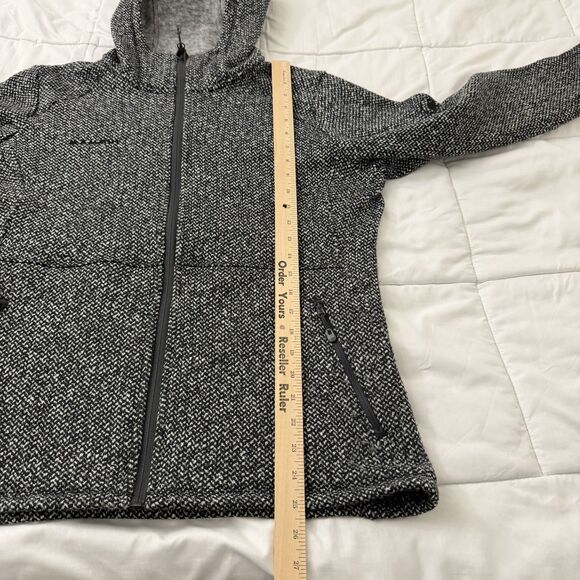 Mammut Jacket Womens Large Gray Fleece Lined Kachemak Full Zip Hooded Outdoor - Picture 11 of 12